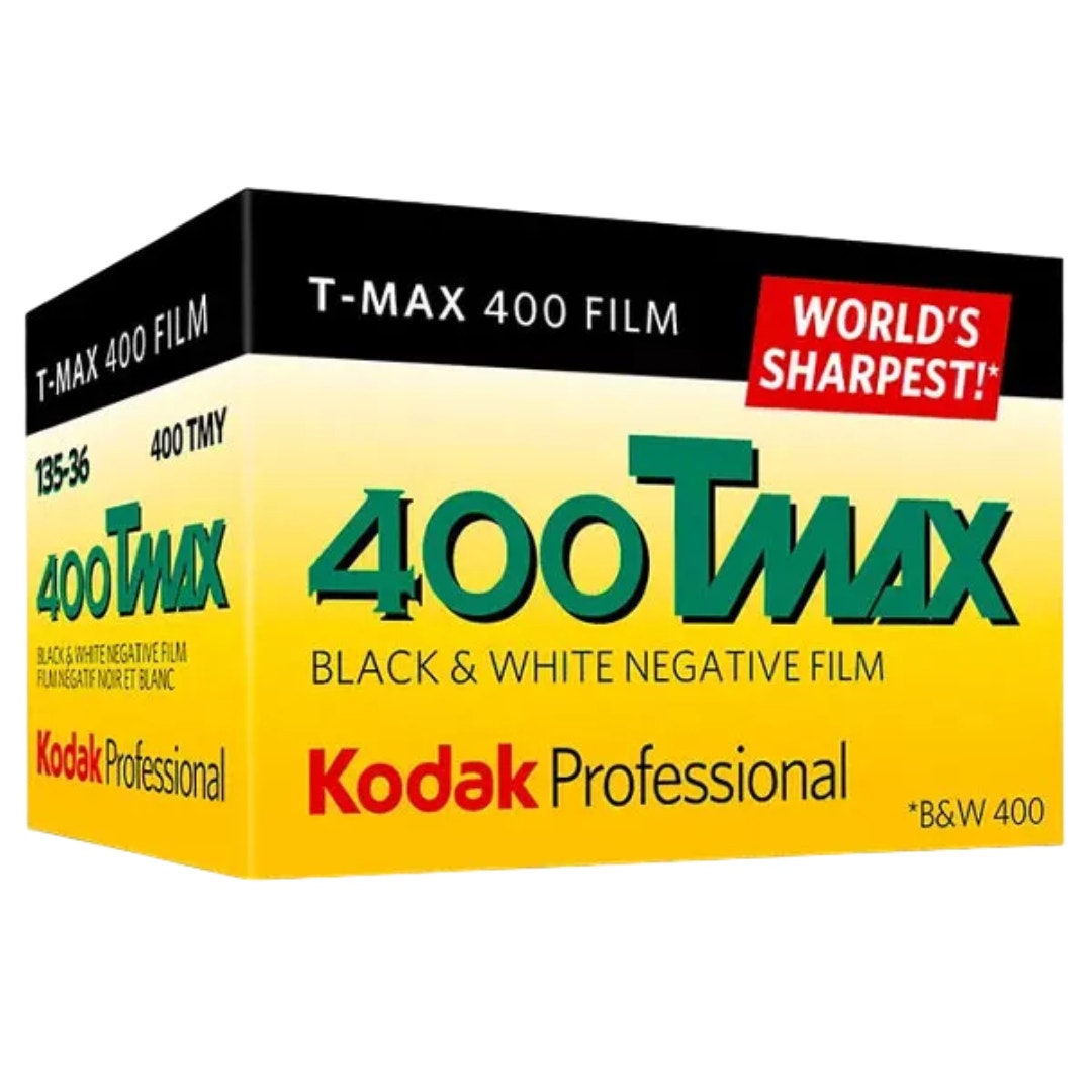 Kodak TMAX 400 ISO 35mm black and white negative film