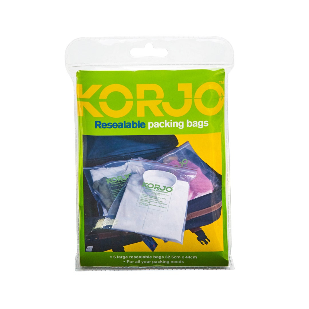 Korjo Resealable Plastic Packing Bags - additional product view