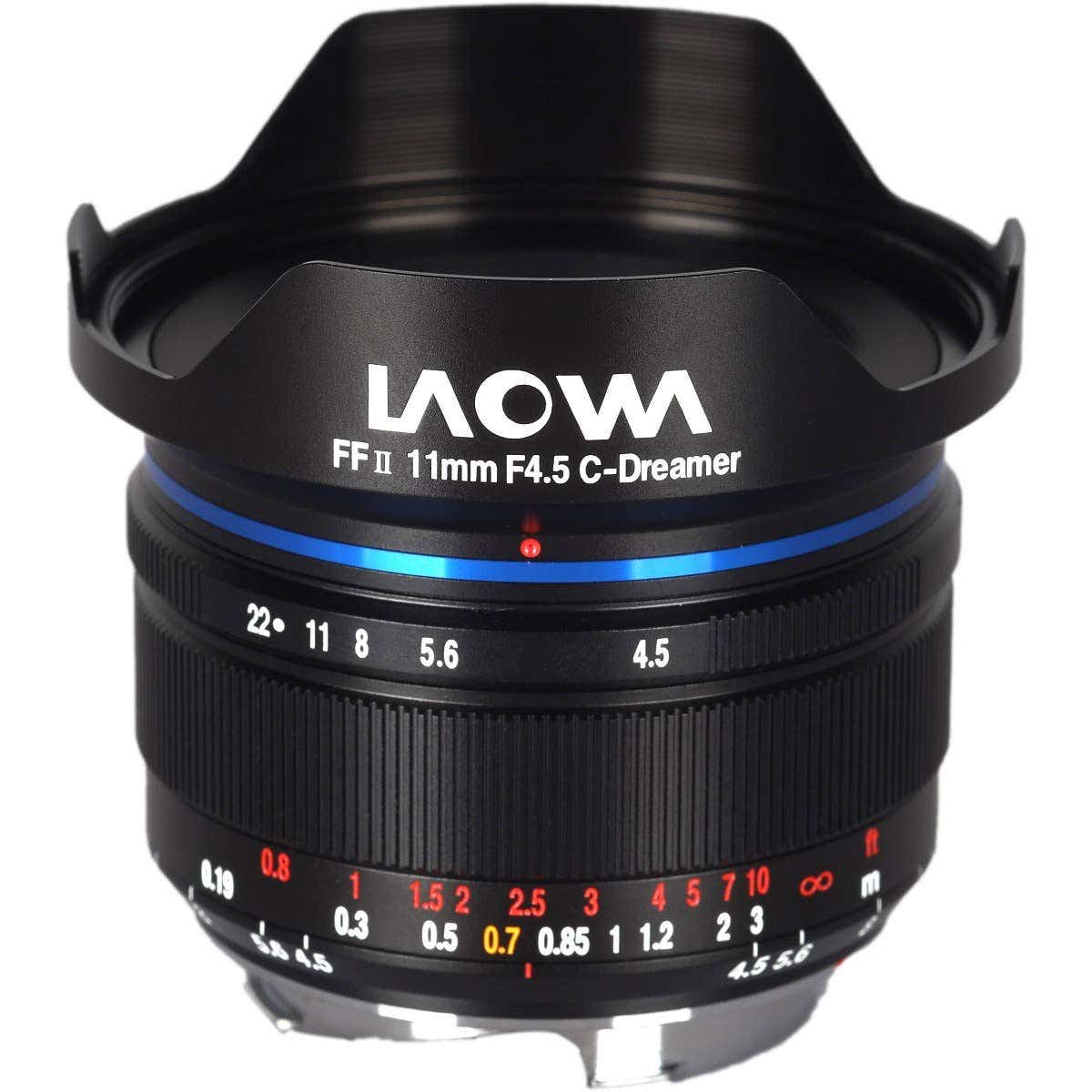 Laowa 11mm f/4.5 FF RL lens, Leica M, black