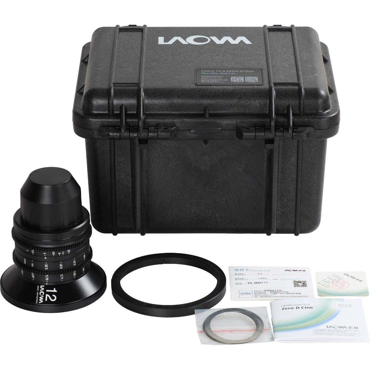 Laowa 12mm T2.9 Zero-D Cine Lens - Sony FE - additional product view