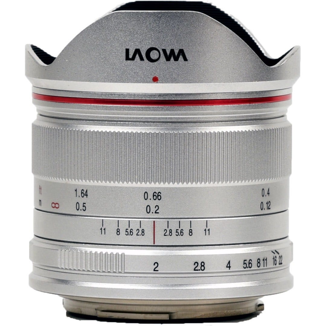 Laowa 7.5mm f/2 Lens - MFT Lightweight - Silver - additional product view