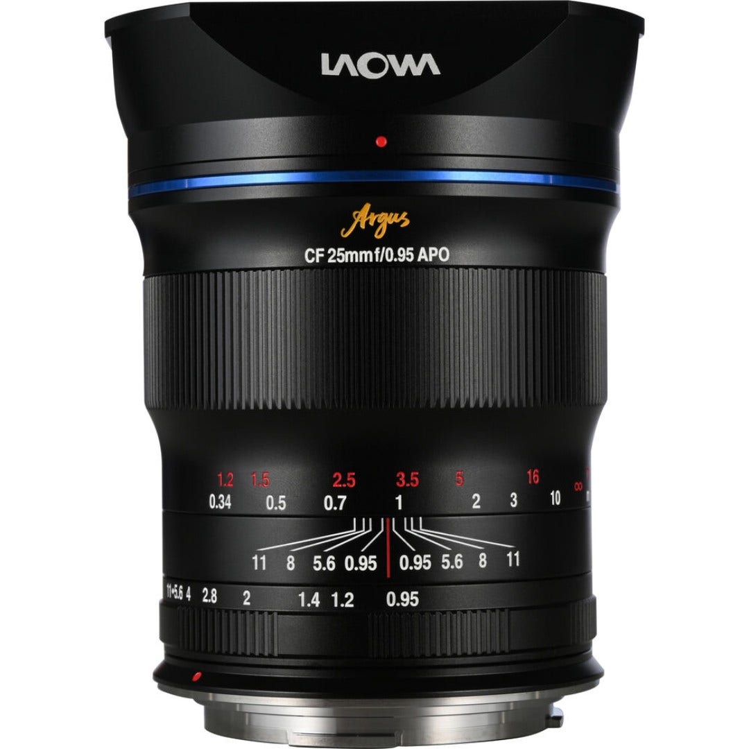 Laowa Argus 25mm f/0.95 CF APO lens for Canon RF mount