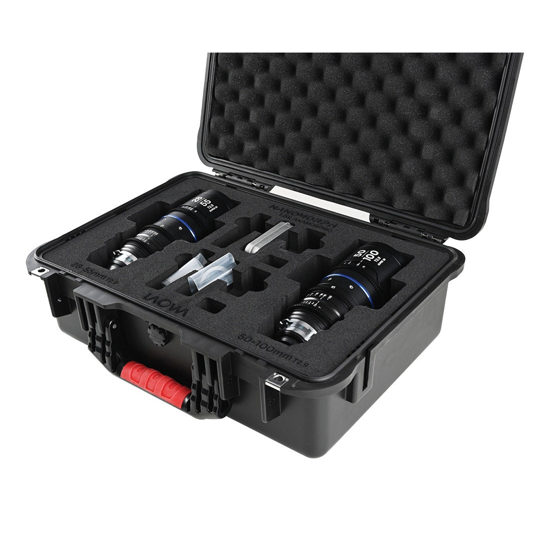 Laowa Nanomorph S35 2-lens zoom bundle in blue, PL mount