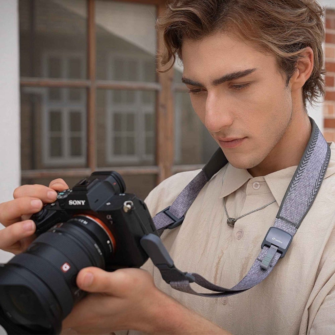 Leofoto Camera Strap – Grey - additional product view