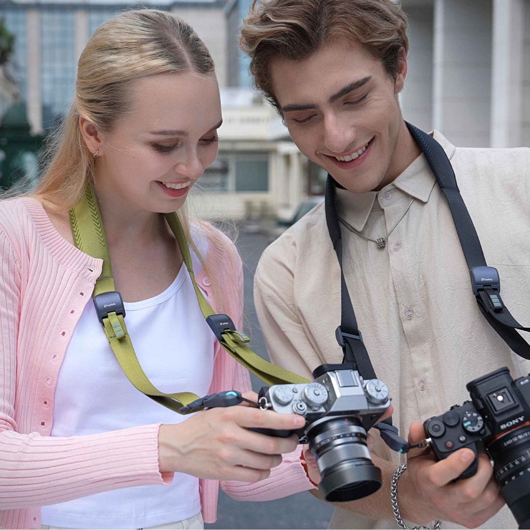Leofoto Camera Strap – Pine Green - additional product view