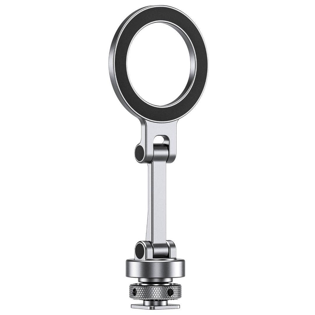 Leofoto PM-03 Magnetic Phone Mount with Cold Shoe Mount – Silver - additional product view