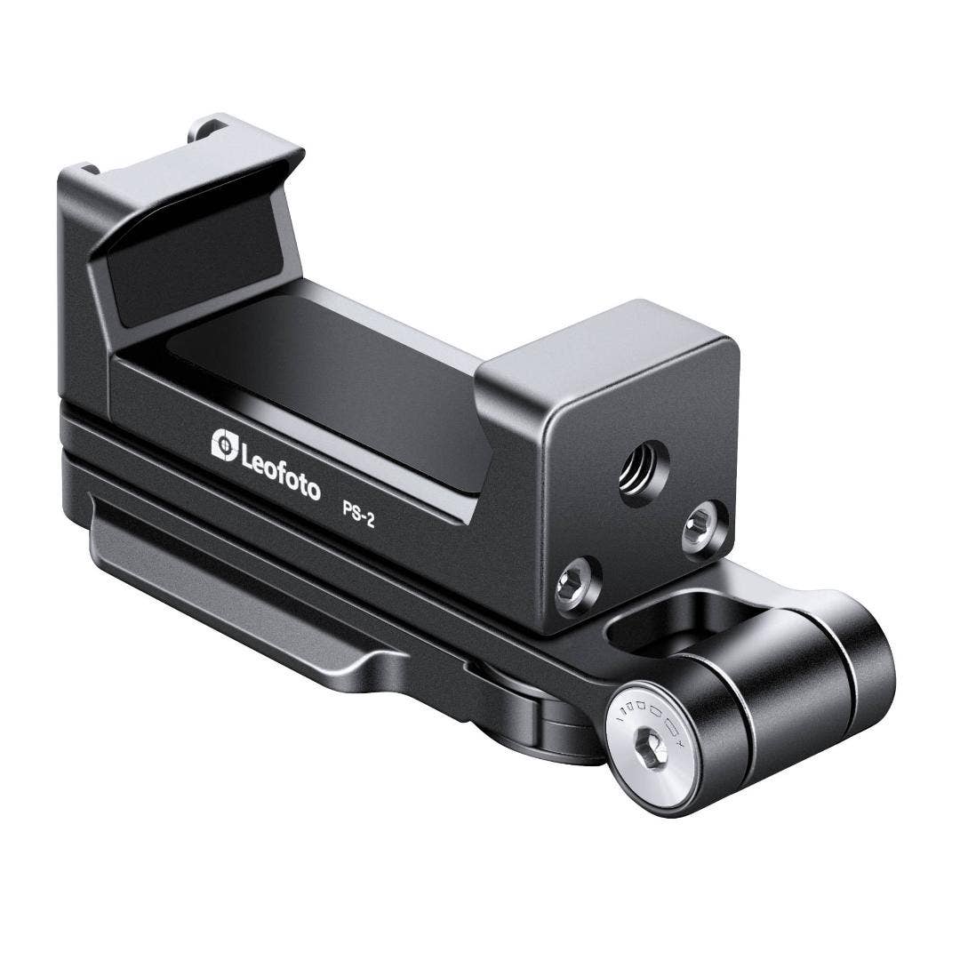 Leofoto PS-2 Black Folding Phone Stand with Arca Swiss Foot – Black - additional product view