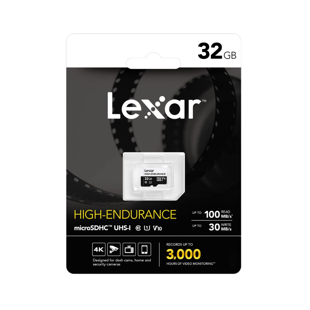 Lexar High Endurance 32GB MicroSDHC/XC memory card