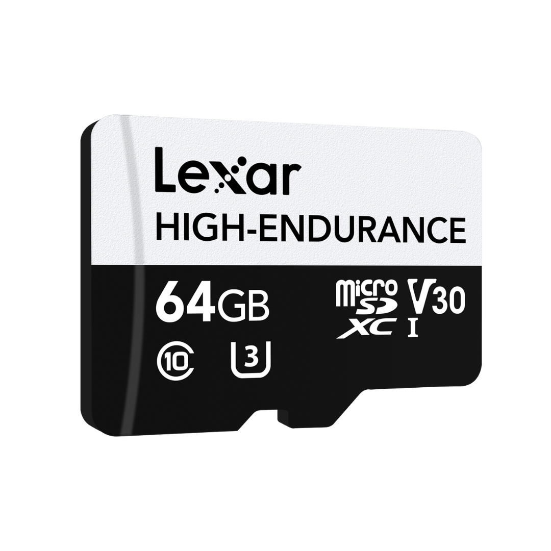 Lexar High Endurance MicroSDHC /XC 64GB Memory Card - additional product view