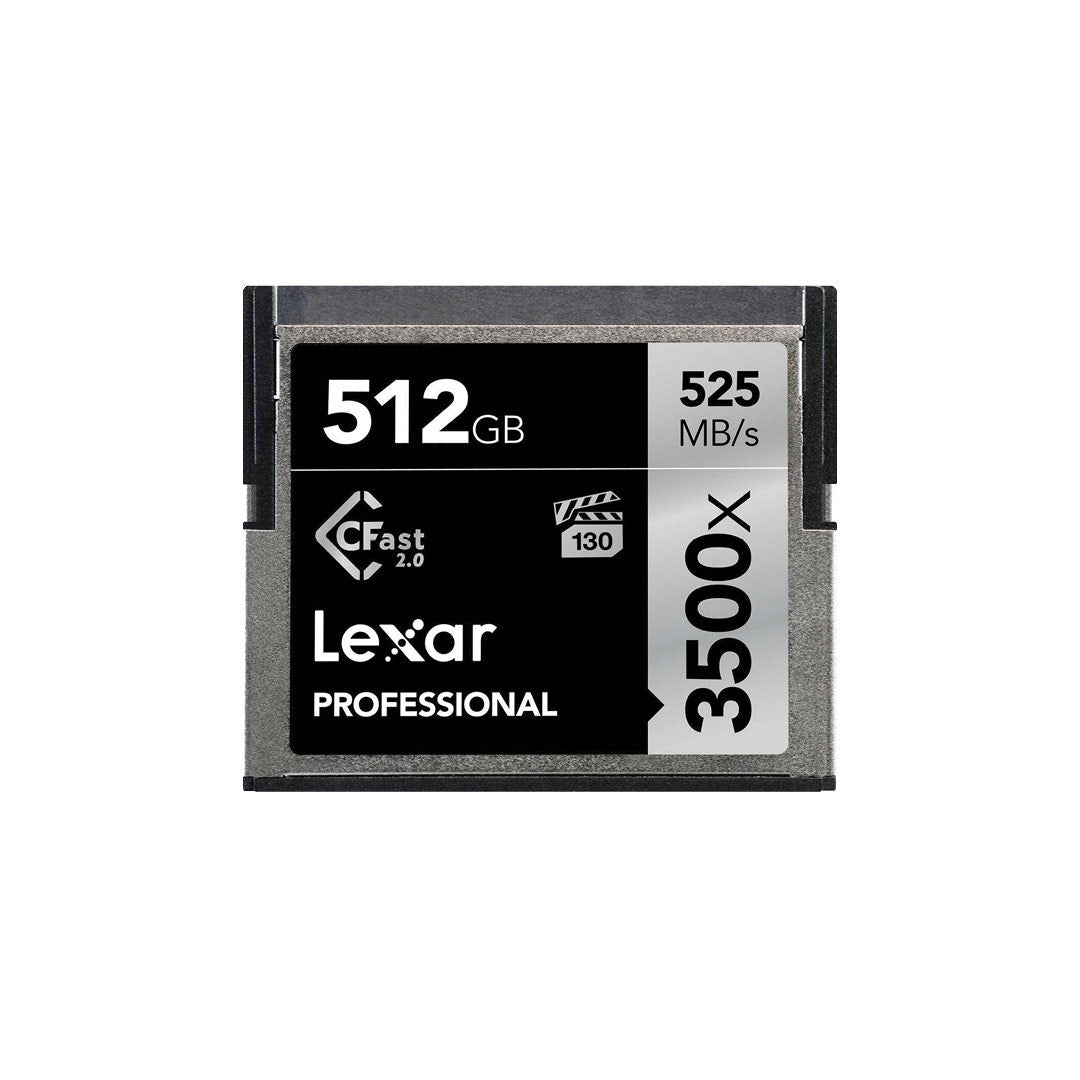 Lexar Professional 3500x CFast 2.0 512GB memory card