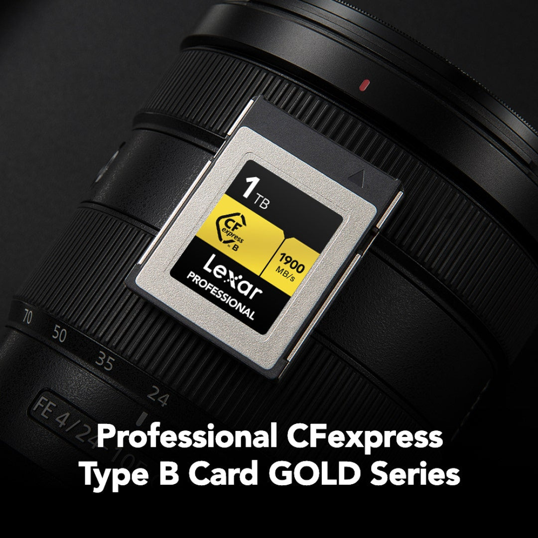 Lexar Professional CFexpress Type B - 1TB GOLD PRO Series 1900MB/s read / 1500MB/s write - additional product view