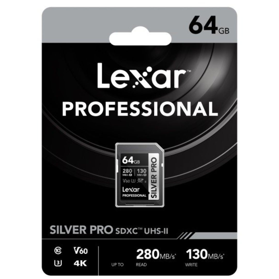 Lexar Professional SILVER PRO SDXC UHS-II Card, 64GB