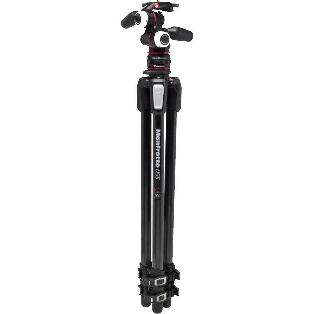 Manfrotto 055 Cf Kit 3 Sect 3 Way w/QR Tripod - additional product view
