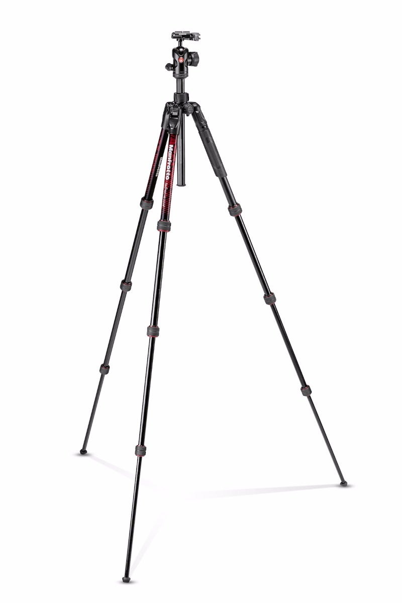 Manfrotto Befree Advanced Travel - Twist Lock RED Tripod includes 494 Ball Head & Bag - additional product view