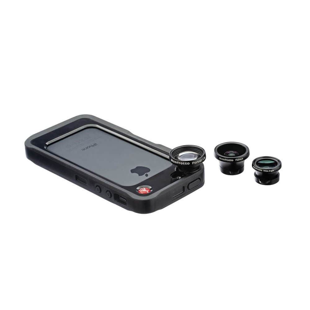 Manfrotto Klyp+ 3 Lens Set for iPhone 5, 5s, 6, 6Plus Portrait,Landscape, Fisheye - additional product view