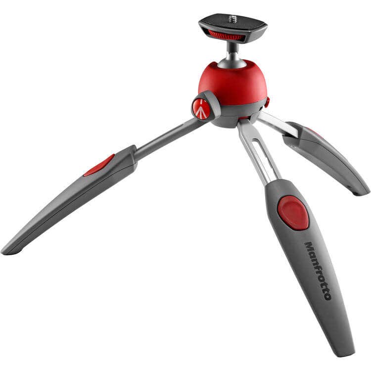 Manfrotto Mini Pixi EVO Red 2 Section - Tripod with Ball Head - additional product view