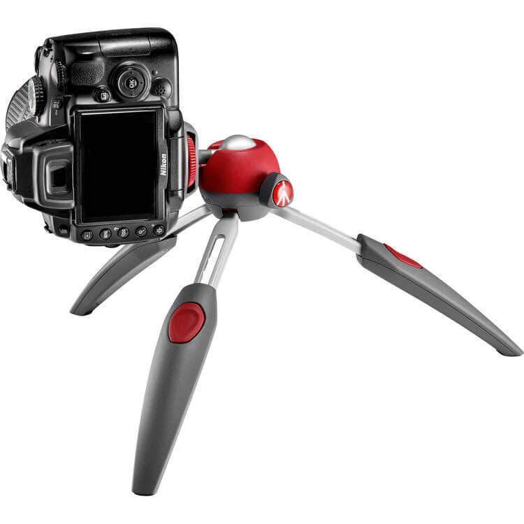Manfrotto Mini Pixi EVO Red 2 Section - Tripod with Ball Head - additional product view
