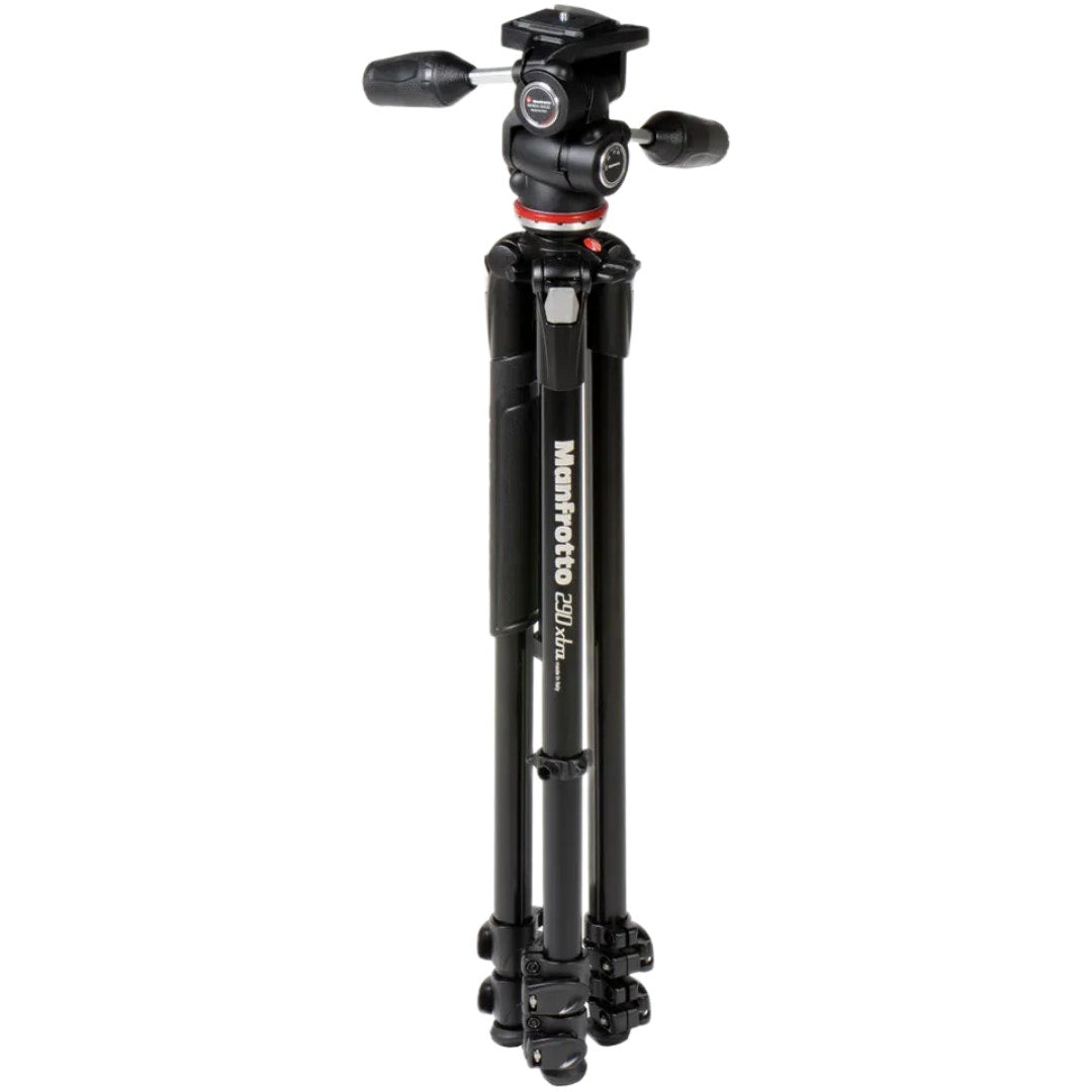 Manfrotto MK290XTA3-3W 3 Section - Tripod Kit w/3 Way Head BONUS Mini Tripod - additional product view