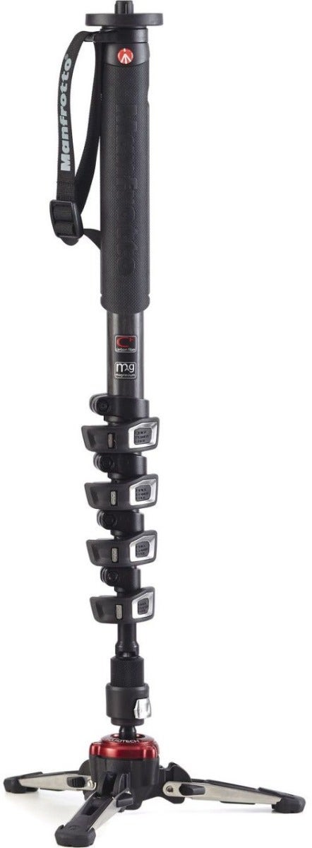 Manfrotto MVMXPROC5, 5 Section XPro Carbon Monopod with Fluidtech Base