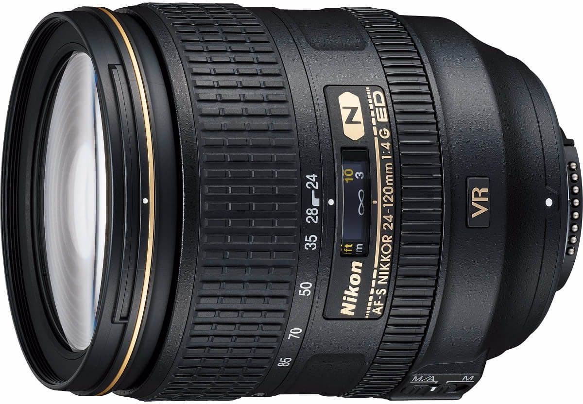 Nikon AF-S 24-120mm f/4G ED VR lens