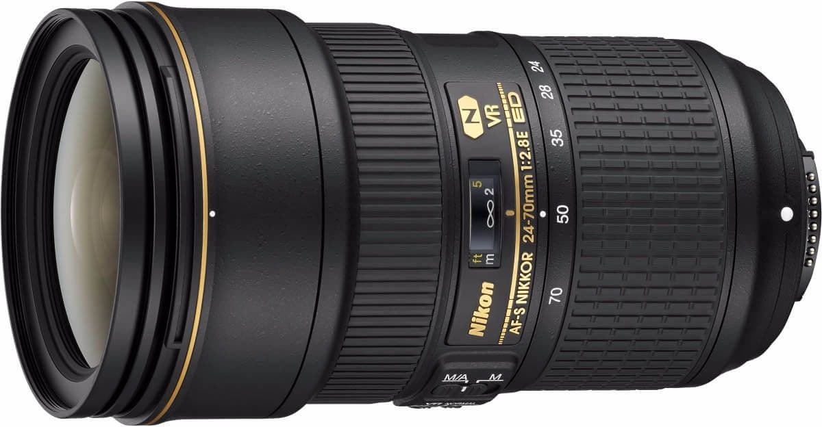 Nikon AF-S 24-70mm f/2.8E ED VR lens