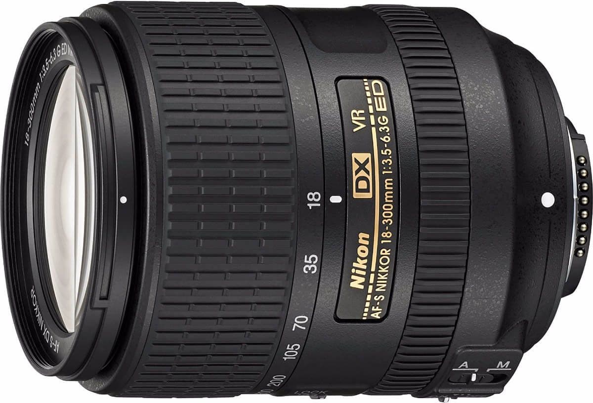 Nikon AF-S DX 18-300mm f3.5-6.3G ED VR lens