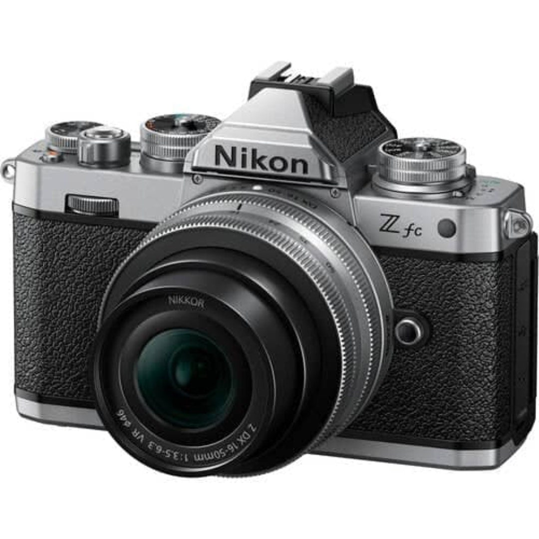 Nikon Z fc Black w/Nikkor Z 16 -50mm VR & Z 50-250mm VR Lens BONUS 64GB SD Card,Bag&Tripod - additional product view