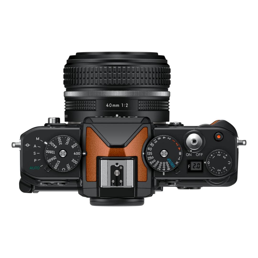 Nikon Zf BK Cognac Brown w/Nikkor Z 40mm f/2 (SE) Full Frame Mirrorless Camera - additional product view