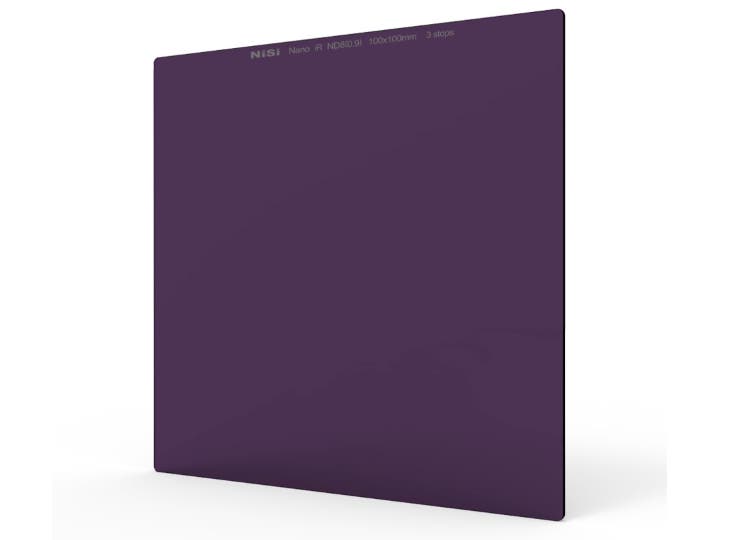 Nisi 100x100mm Nano IR Neutral Density ND8 0.9 3 stop filter