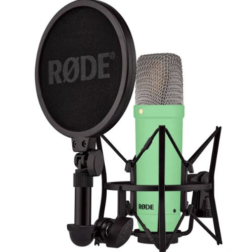 Rode NT1 Signature Green large-diaphragm cardioid condenser mic