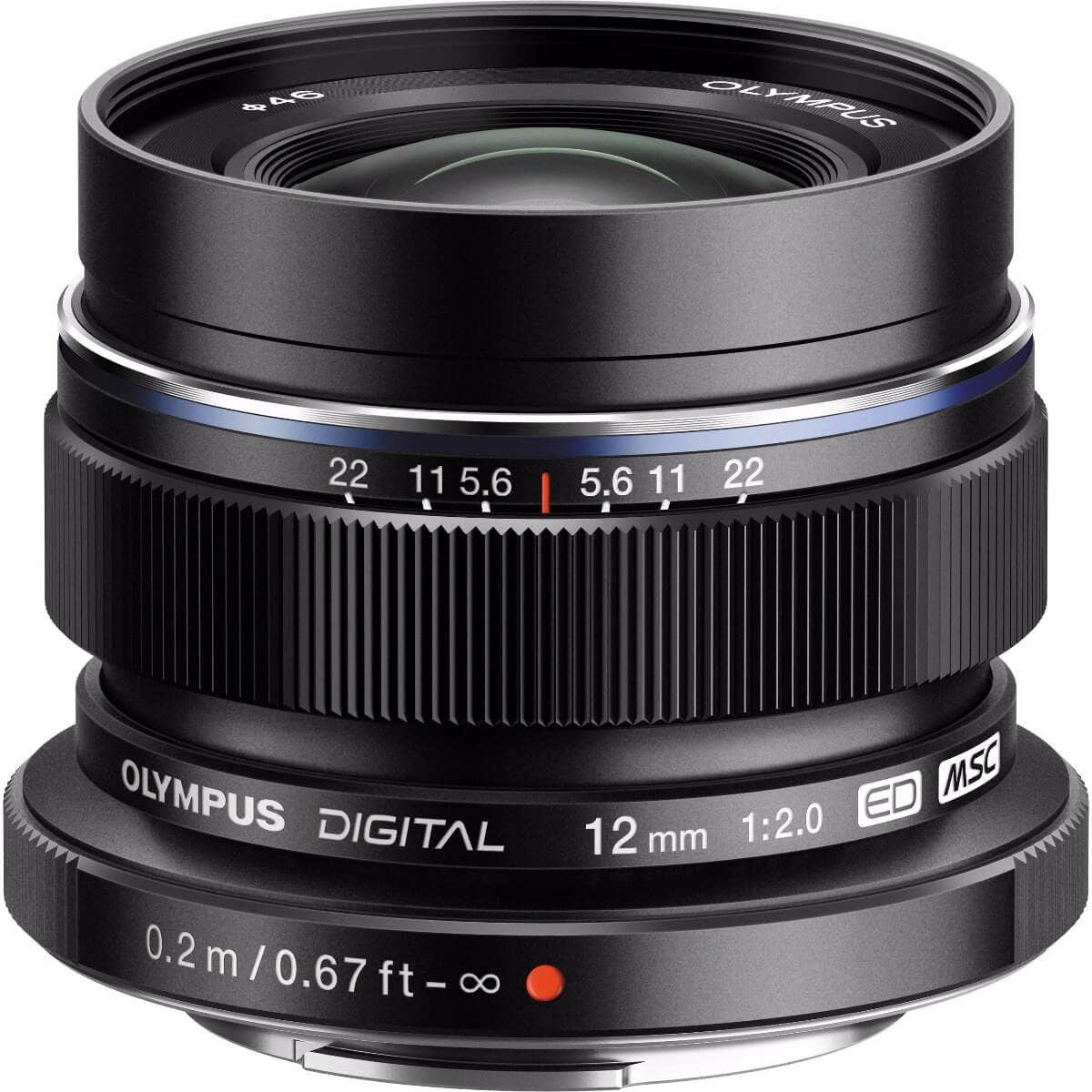 Olympus M.Zuiko 12mm f/2.0 Black Wide Angle Lens - additional product view