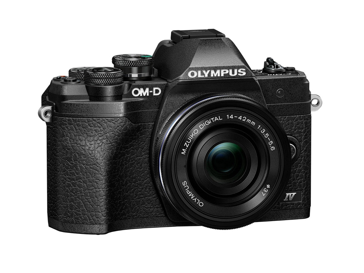 Olympus OM-D E-M10 Mark IV Black Body w/14-42mm EZ Lens Compact System Camera - additional product view