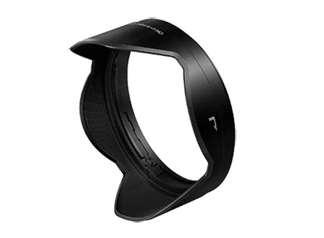 OM SYSTEM LH-66D black lens hood.
