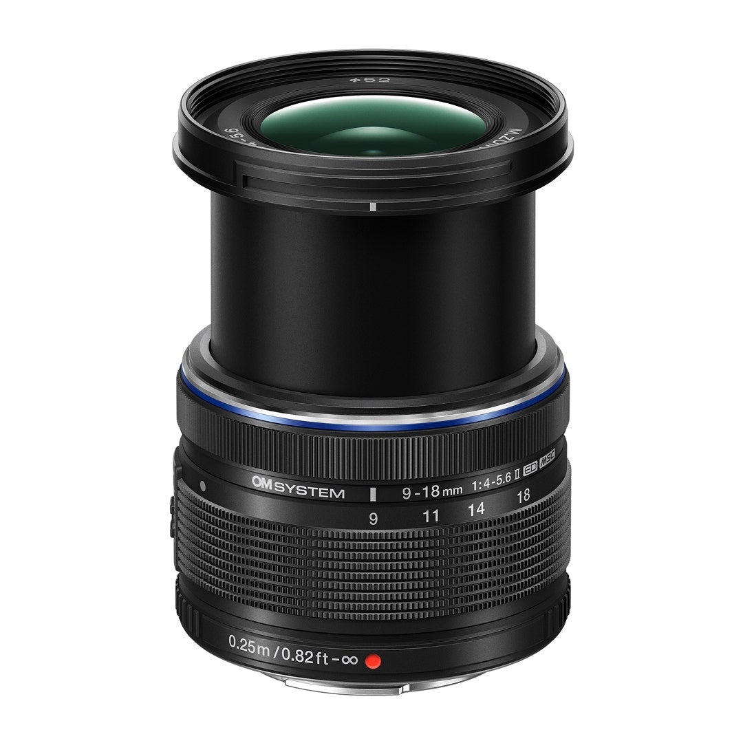 OM SYSTEM M.Zuiko 9-18mm f/4.0-5.6 II Black Digital ED Lens - additional product view
