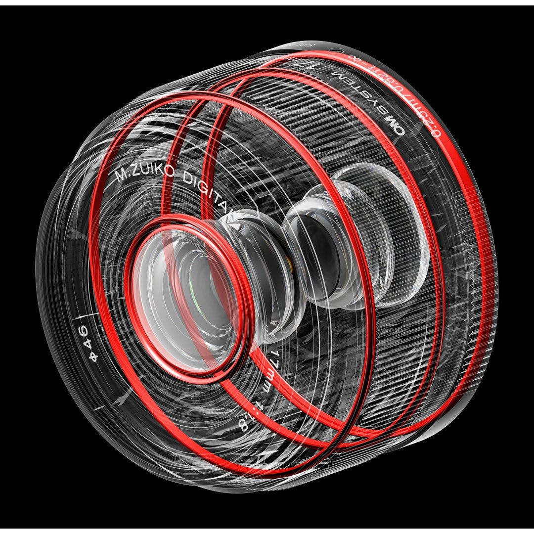 OM SYSTEM M.Zuiko Digital 17mm f/1.8 II Lens Black - additional product view