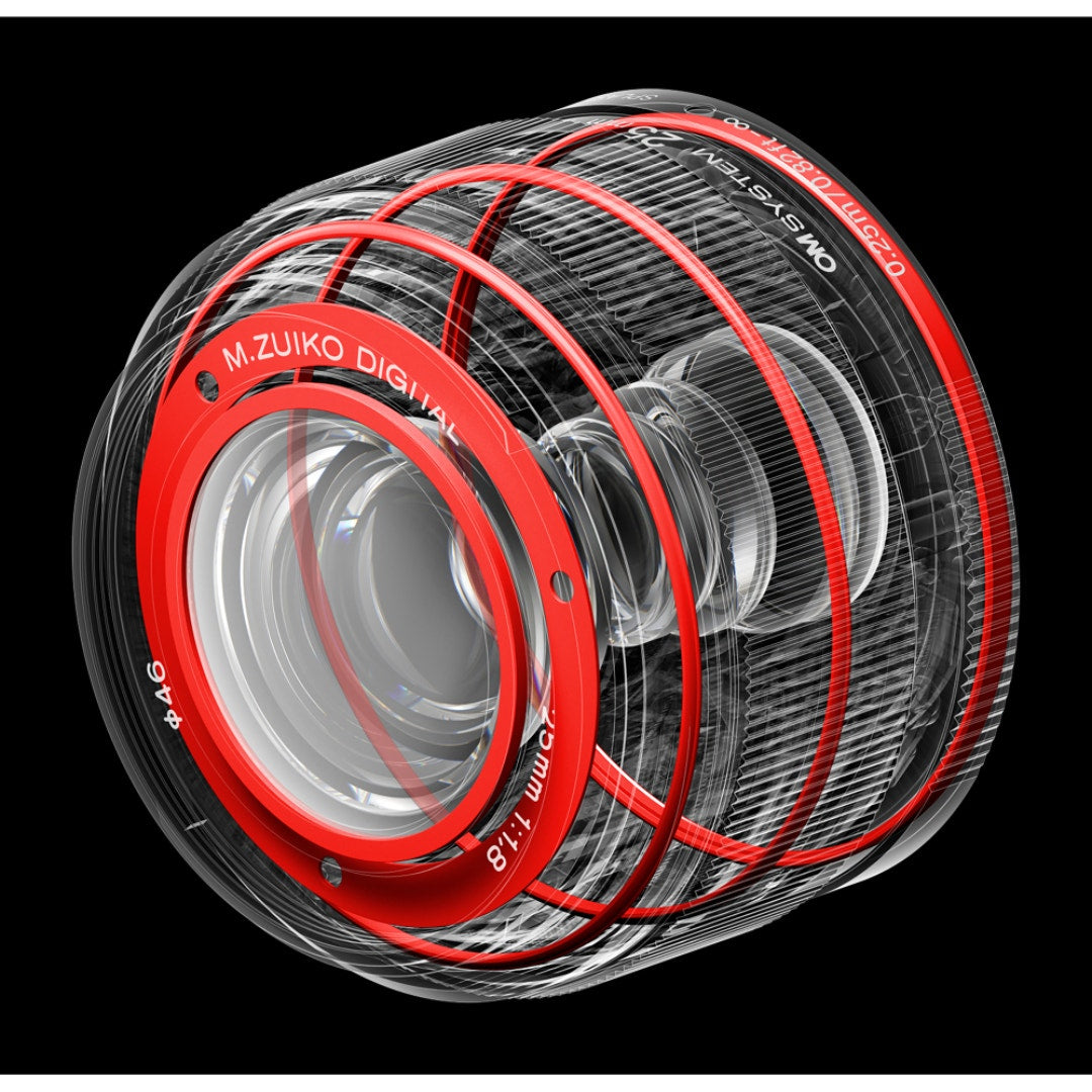 OM SYSTEM M.Zuiko Digital 25mm f/1.8 II Lens Black - additional product view