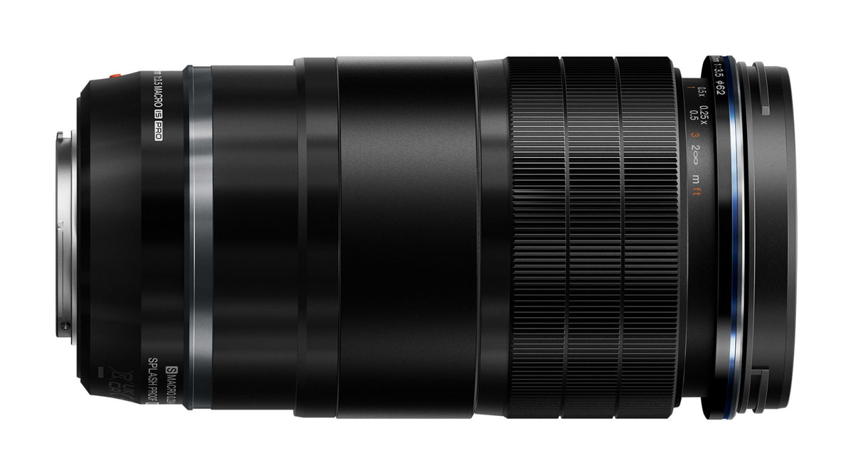 OM SYSTEM M.Zuiko ED 90mm f/3.5 Macro IS PRO Lens - Black - additional product view