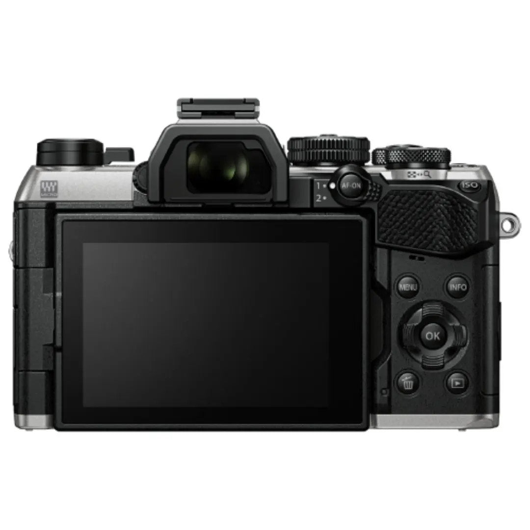 OM SYSTEM OM-5 Mark II Silver Body w/14-150mm f/4 & Content Creator Accessories - additional product view