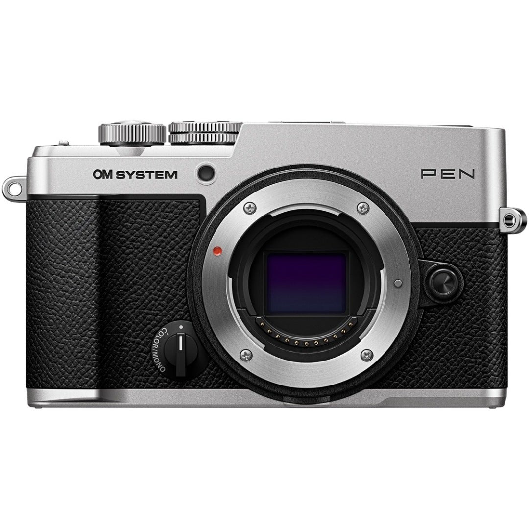OM System Pen Body Only Silver Compact System Camera