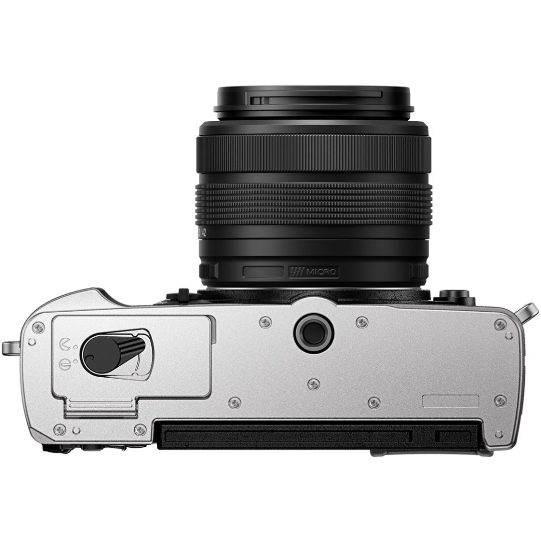 OM System Pen w/M.Zuiko Digital 14-42mm f/3.5-5.6 III Silver Compact System Camera - additional product view