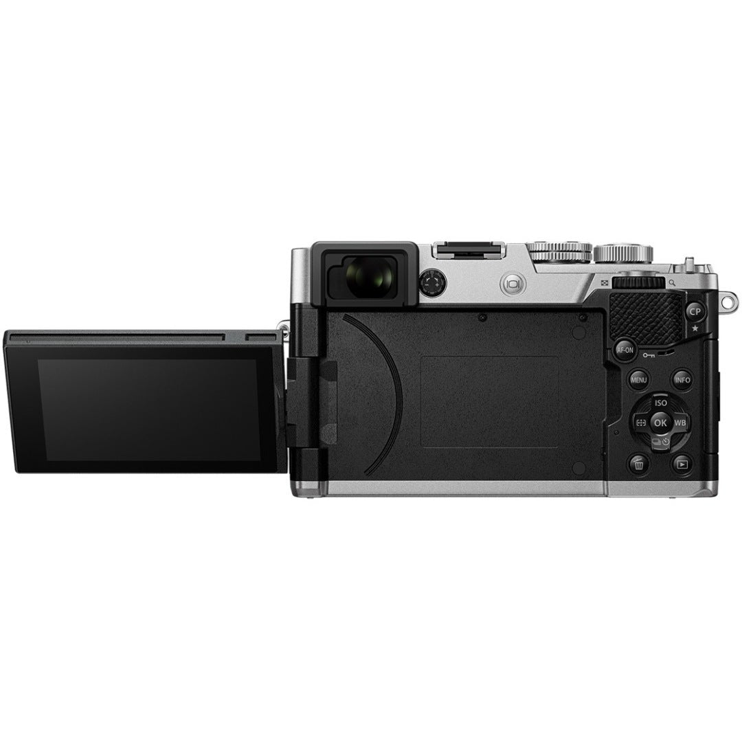 OM System Pen w/M.Zuiko Digital 14-42mm f/3.5-5.6 III Silver Compact System Camera - additional product view