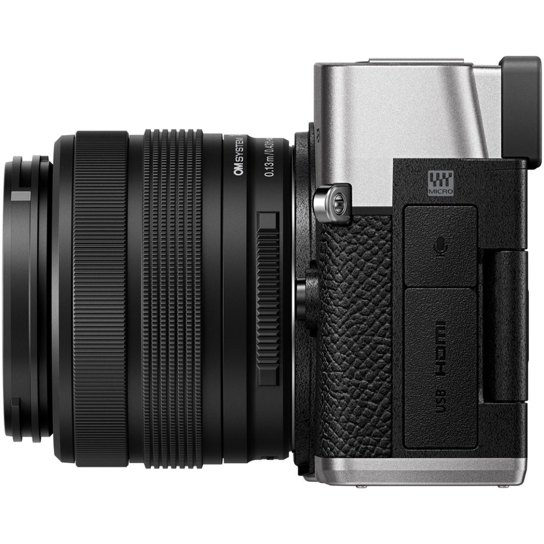 OM System Pen w/M.Zuiko Digital 14-42mm f/3.5-5.6 III Silver Compact System Camera - additional product view