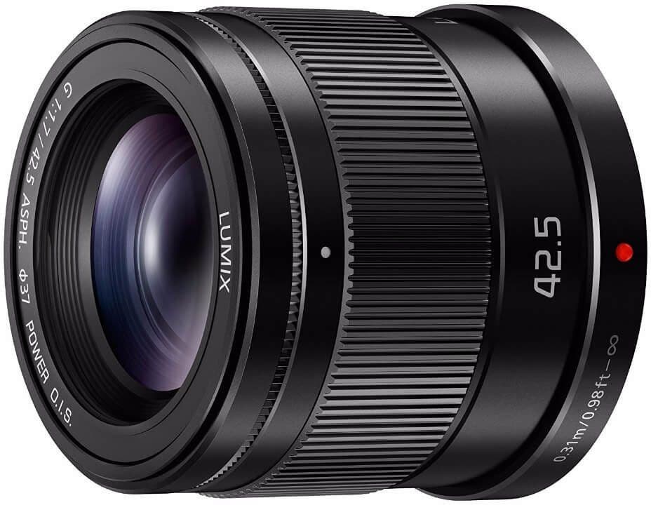 Panasonic Lumix G 42.5mm f/1.7 Black Portrait lens