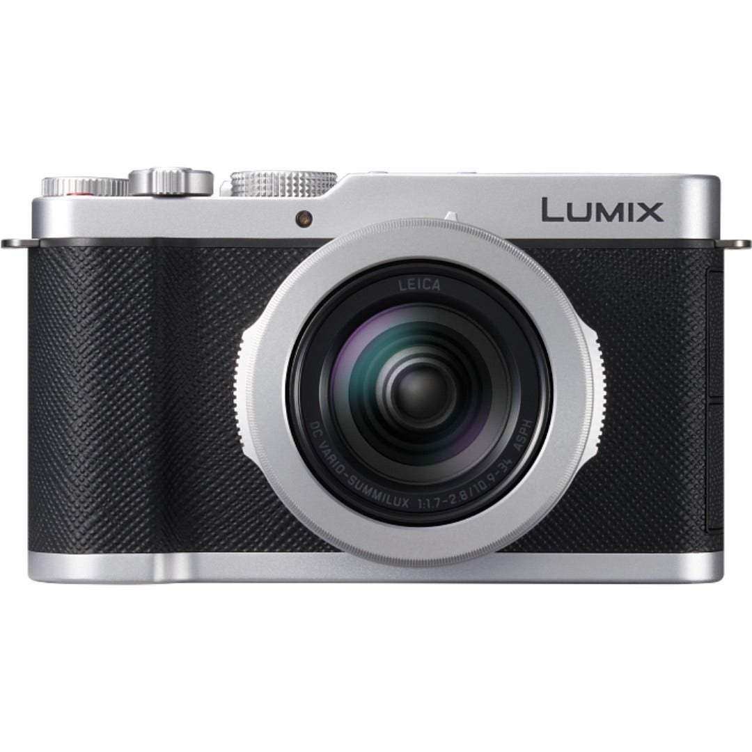 Panasonic LUMIX L10 premium compact camera in silver