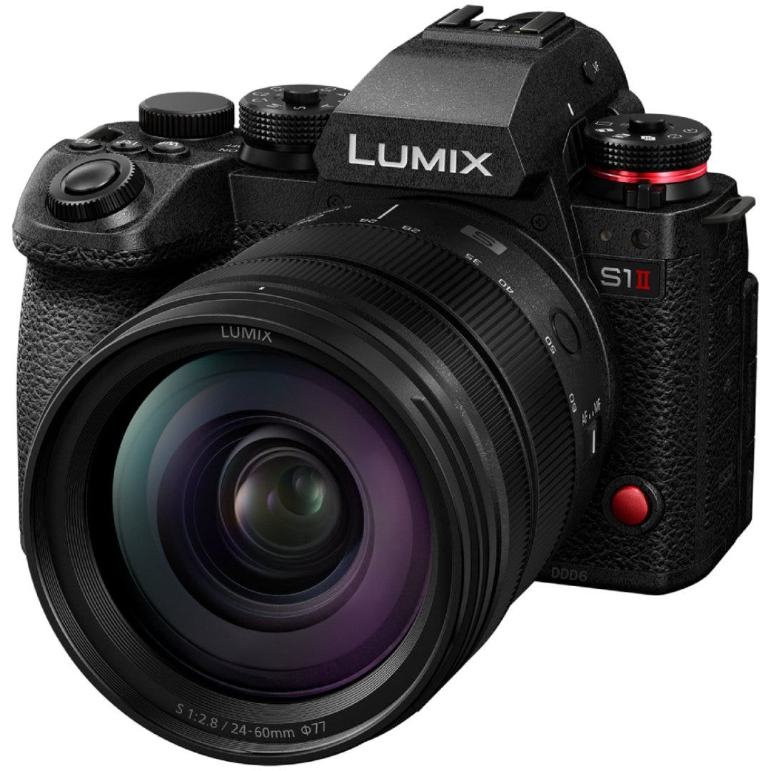Panasonic Lumix S1II Body w/ Lumix S-24-60mm f/2.8 Lens Compact System Camera - additional product view
