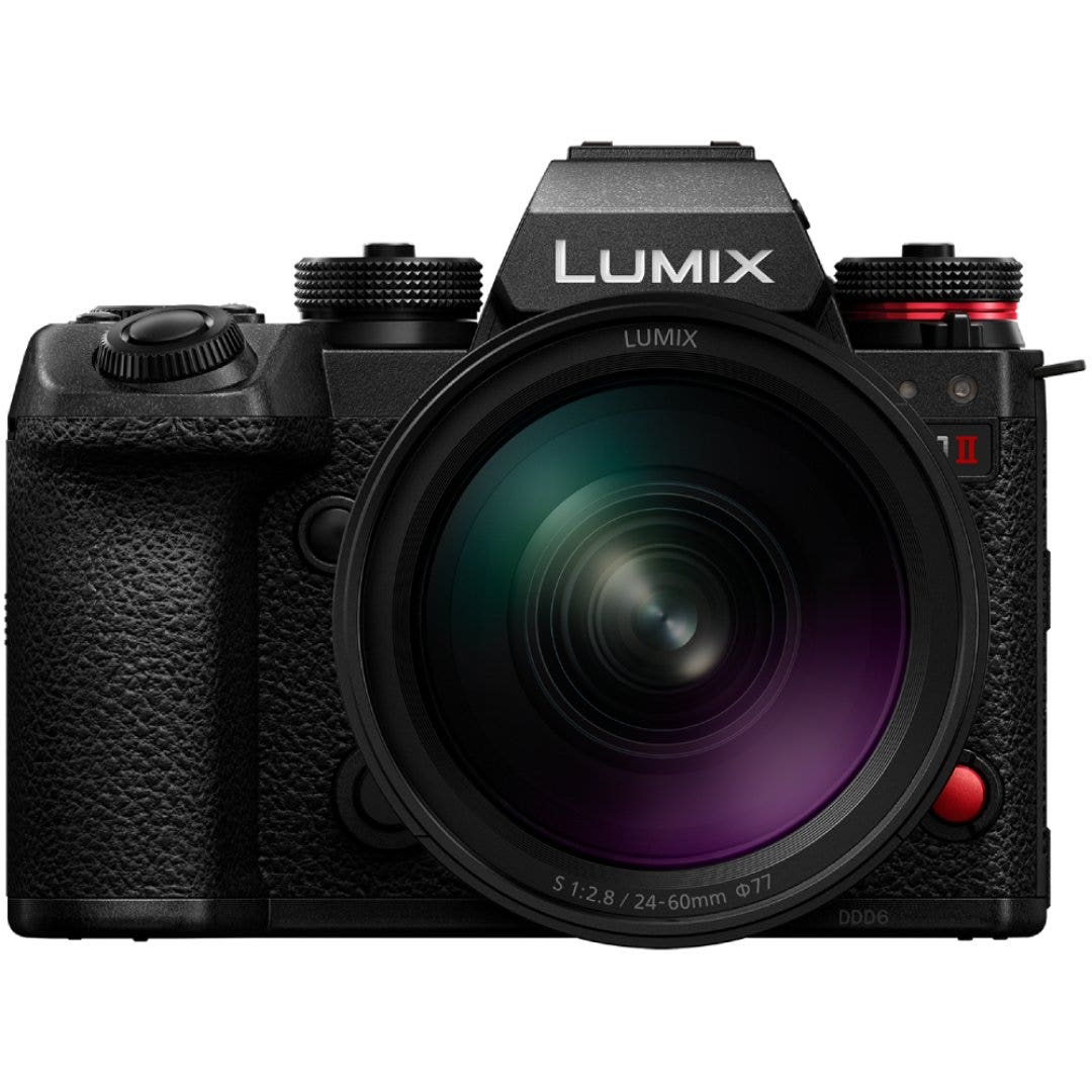 Panasonic Lumix S1II mirrorless camera with Lumix S 24-60mm f/2.8 lens