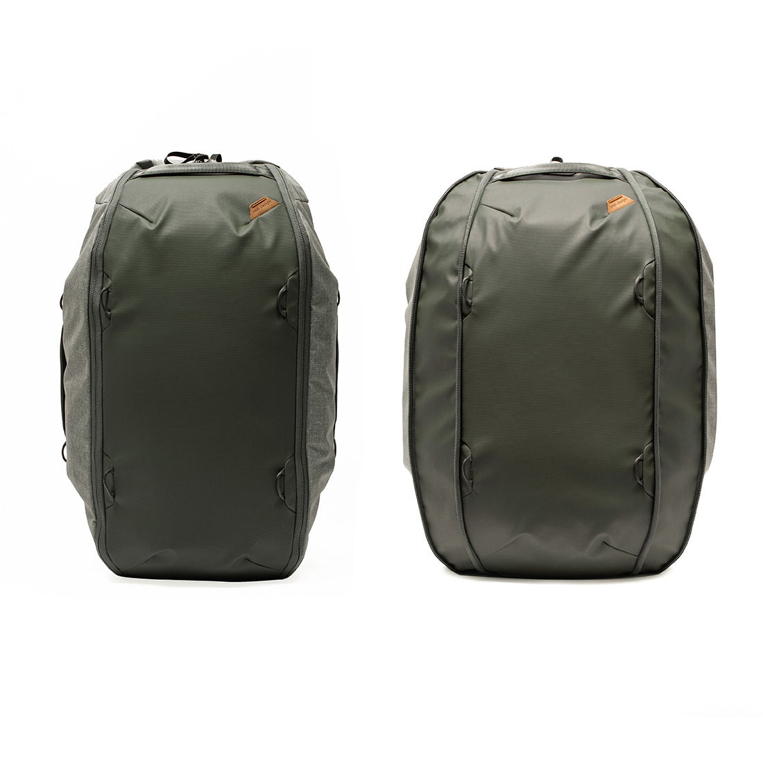 Peak Design Travel Duffelpack, 65L, in sage.