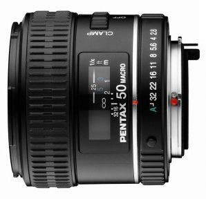 Pentax D FA 50mm f/2.8 macro lens, Pentax K mount