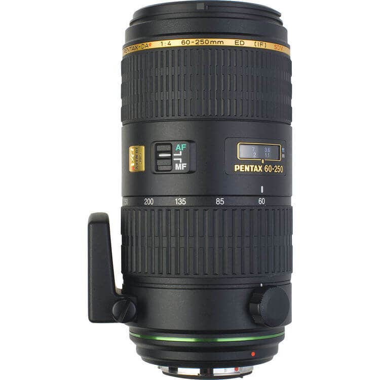 Pentax DA 60-250mm f/4 ED IF SDM Telephoto Lens - additional product view