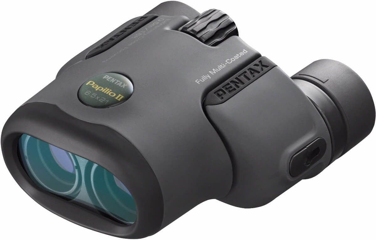 Pentax Papilio II 6.5x21 binoculars.